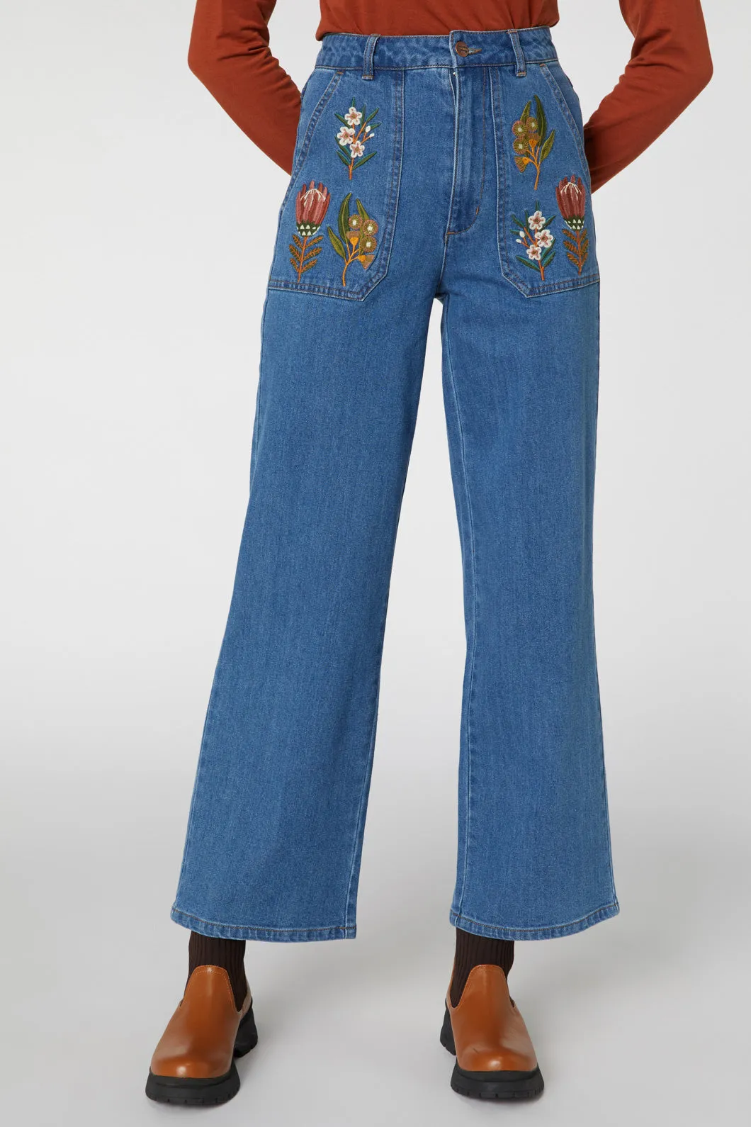 Tessa Native Embroidered Jean sold by Princess Highway product image thumbnail 2