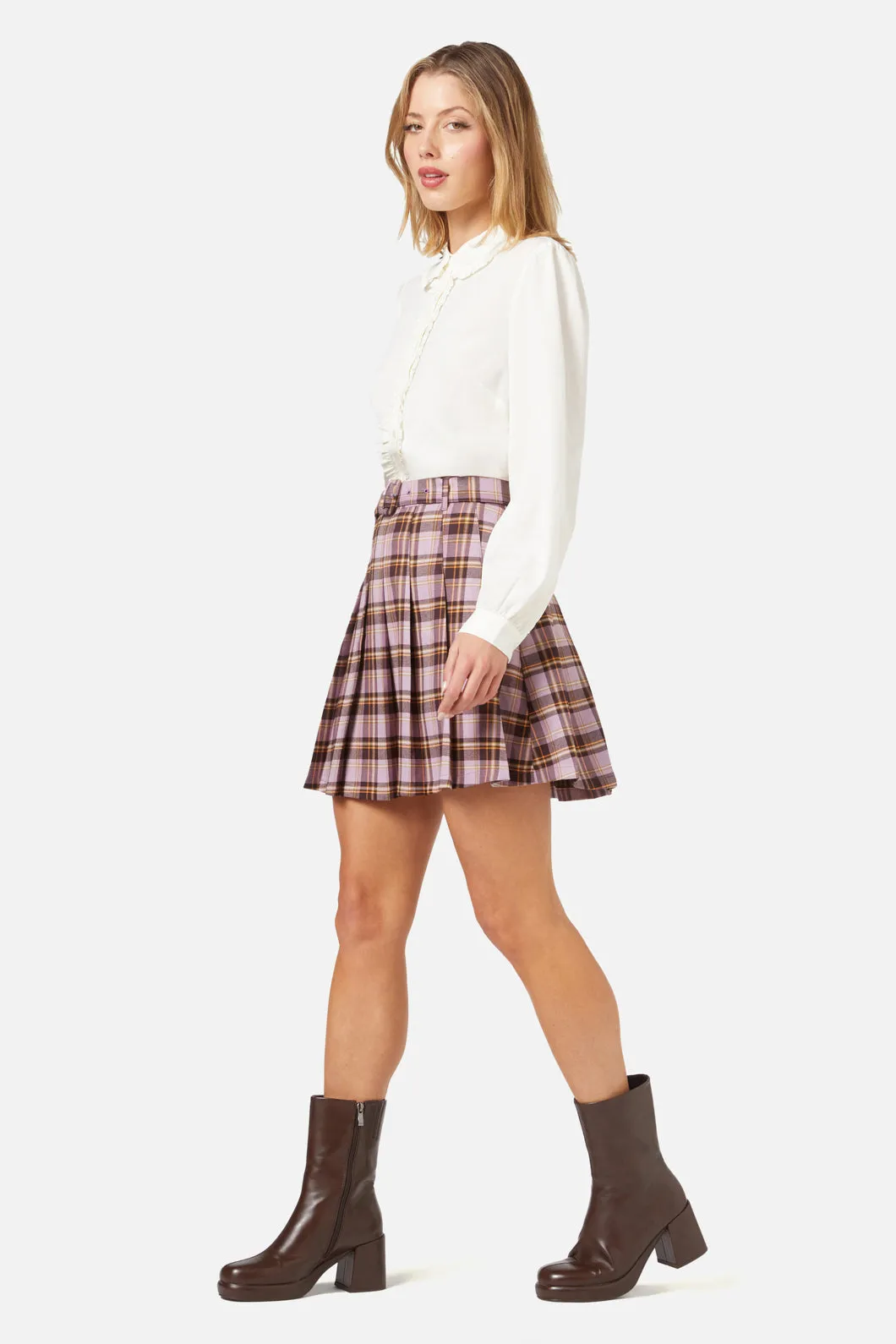 Jeannie Check Mini Skirt sold by Princess Highway product image thumbnail 3