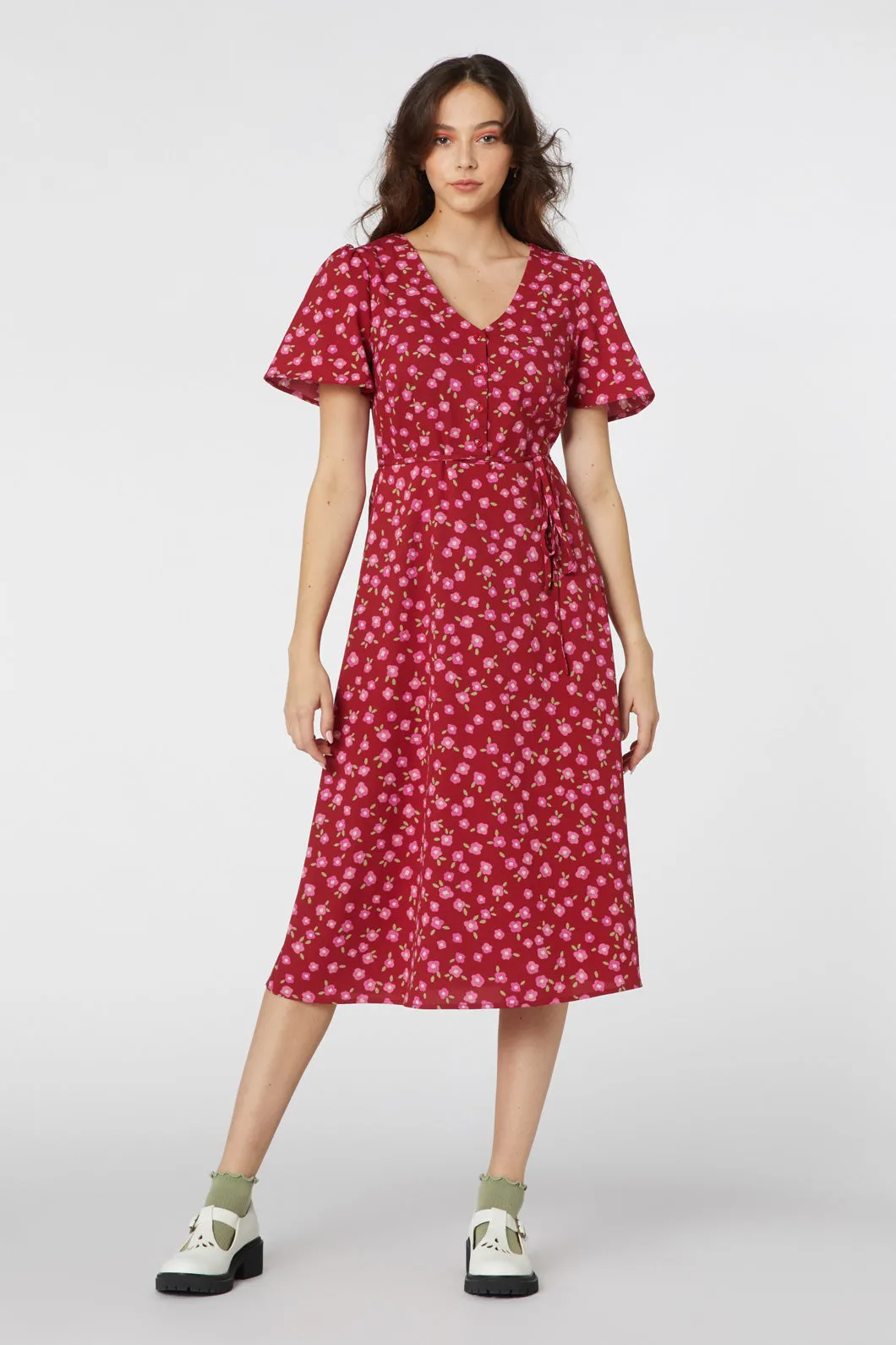 Danielle Ditsy Midi Dress sold by Princess Highway product image thumbnail 2