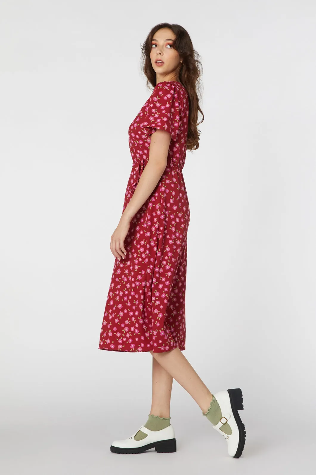 Danielle Ditsy Midi Dress sold by Princess Highway product image thumbnail 3