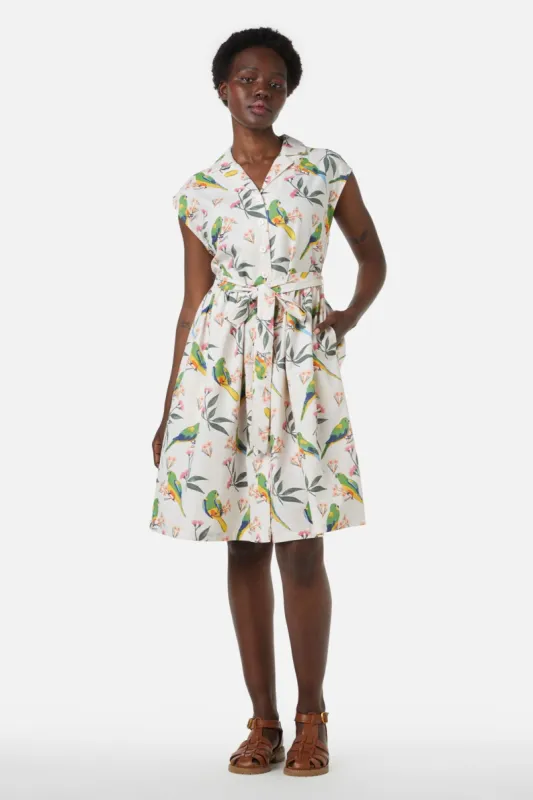 Parrot Shirt Dress sold by Princess Highway