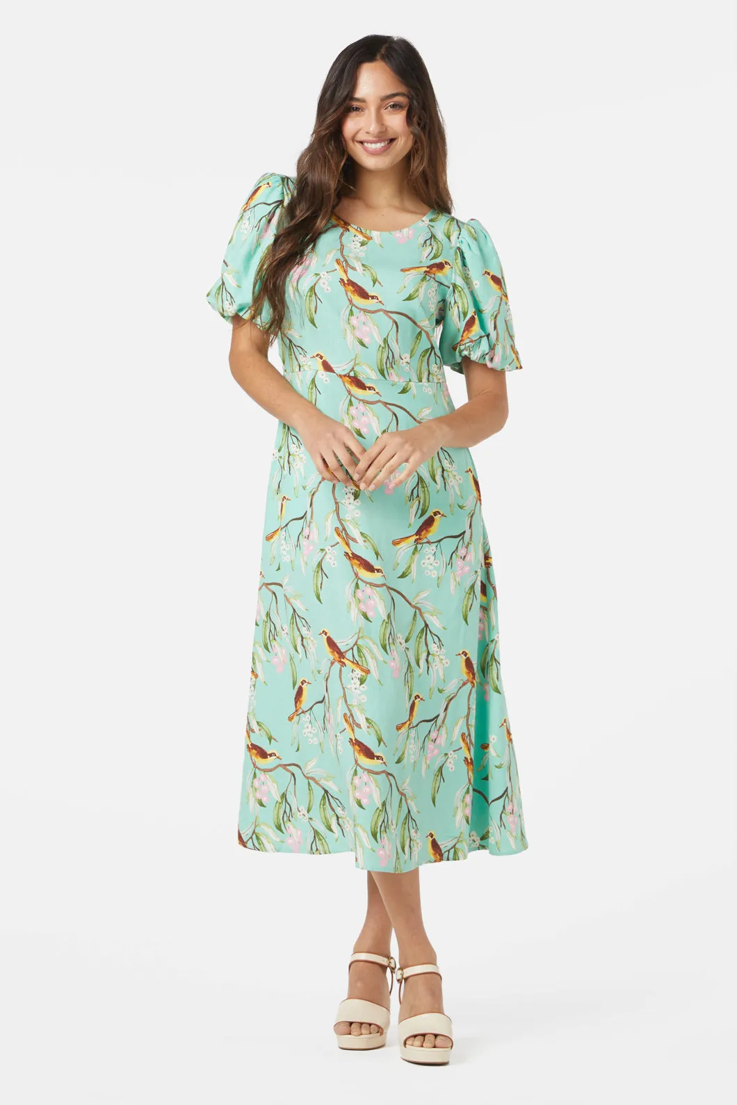 Honey Eater Midi Dress sold by Princess Highway