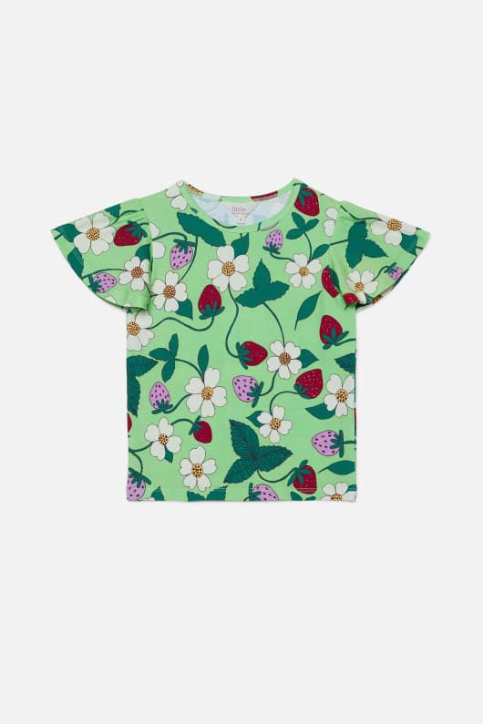 Berry Cute Kids Flounce Sleeve Tee sold by Princess Highway