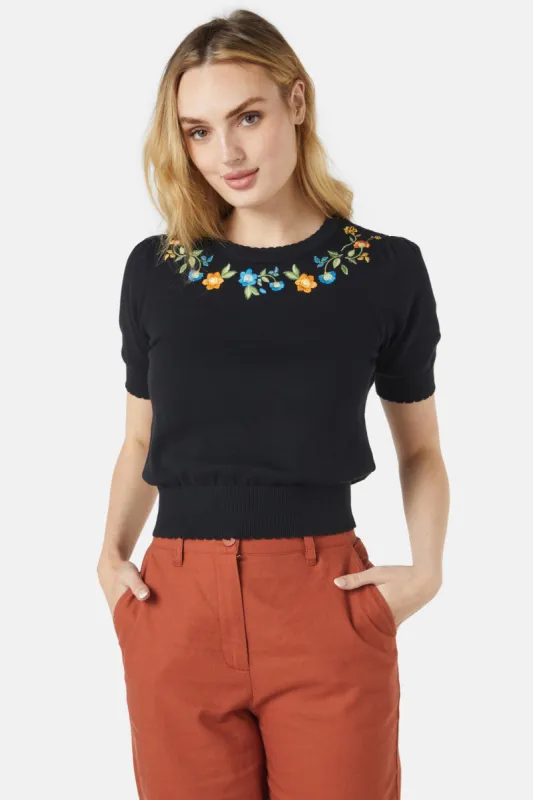 Cami Emb Knit Top sold by Princess Highway