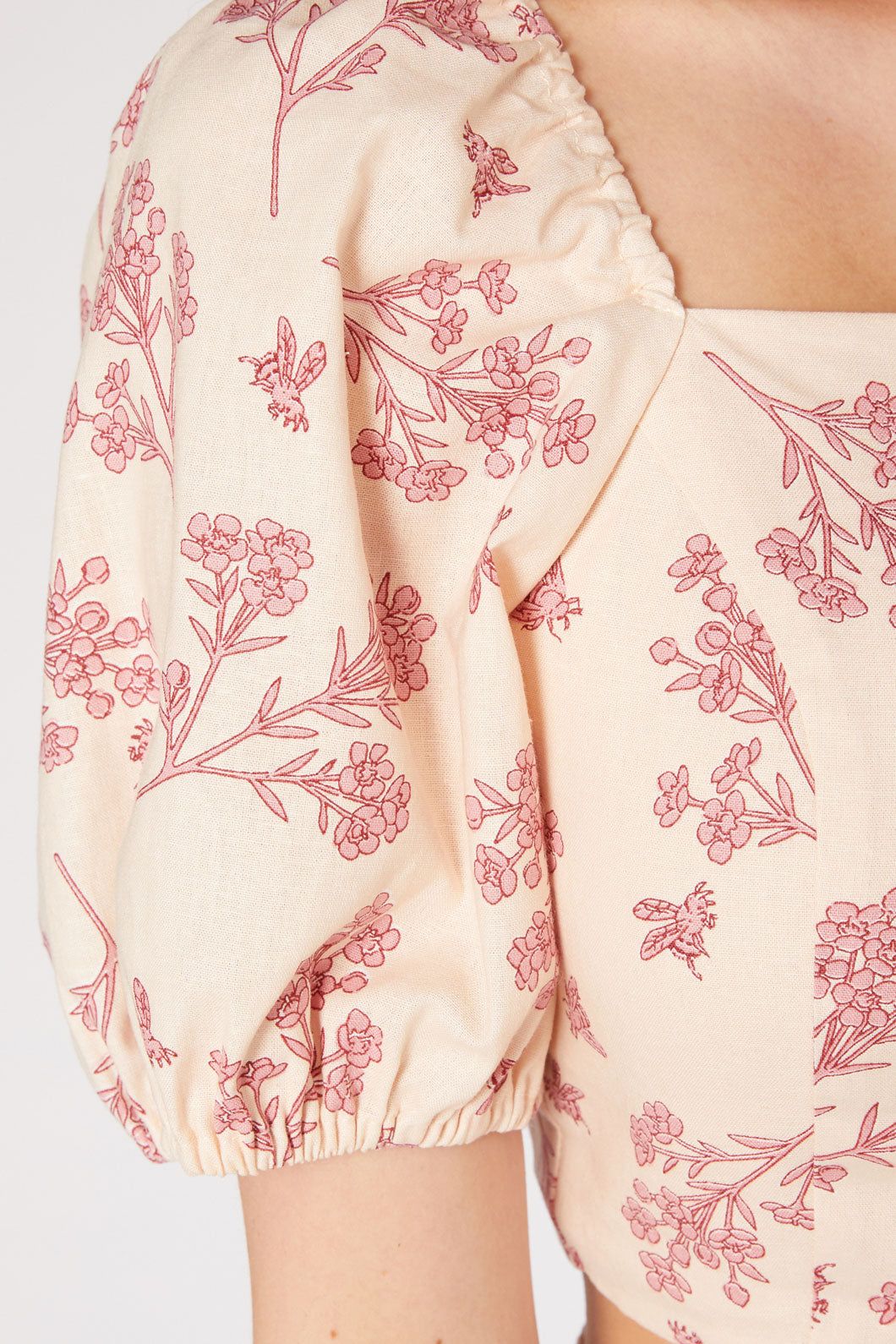 Bee Toile Crop Top sold by Princess Highway product image thumbnail 5