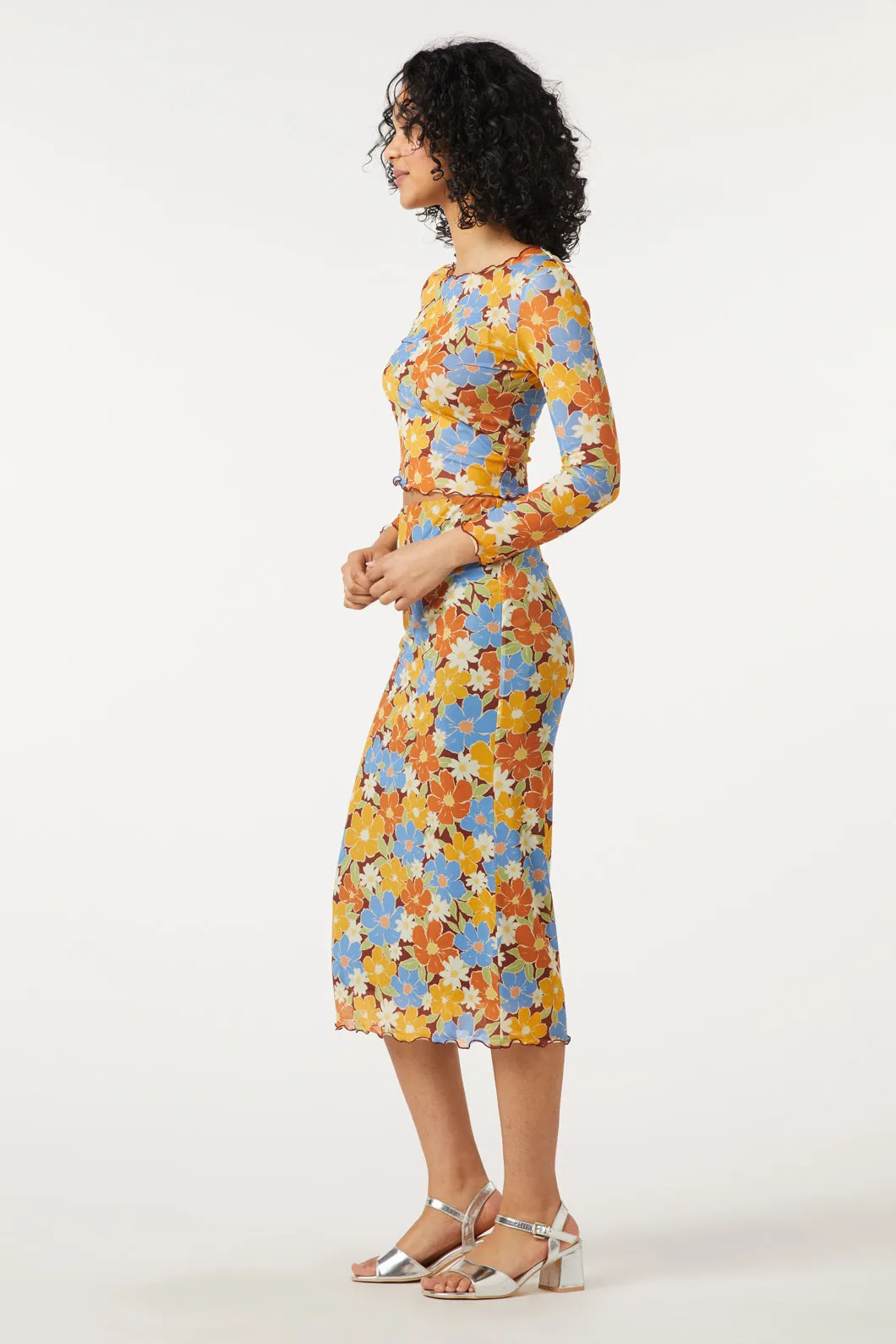 Edie Mesh Crop Top sold by Princess Highway product image thumbnail 3