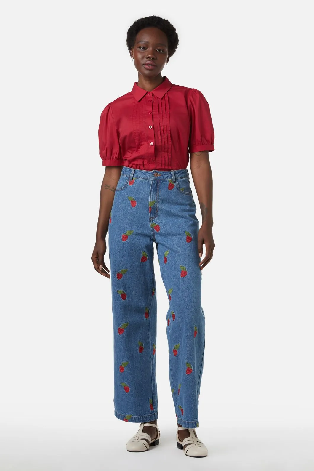 Berry Sweet Embroidered Jean sold by Princess Highway product image thumbnail 3