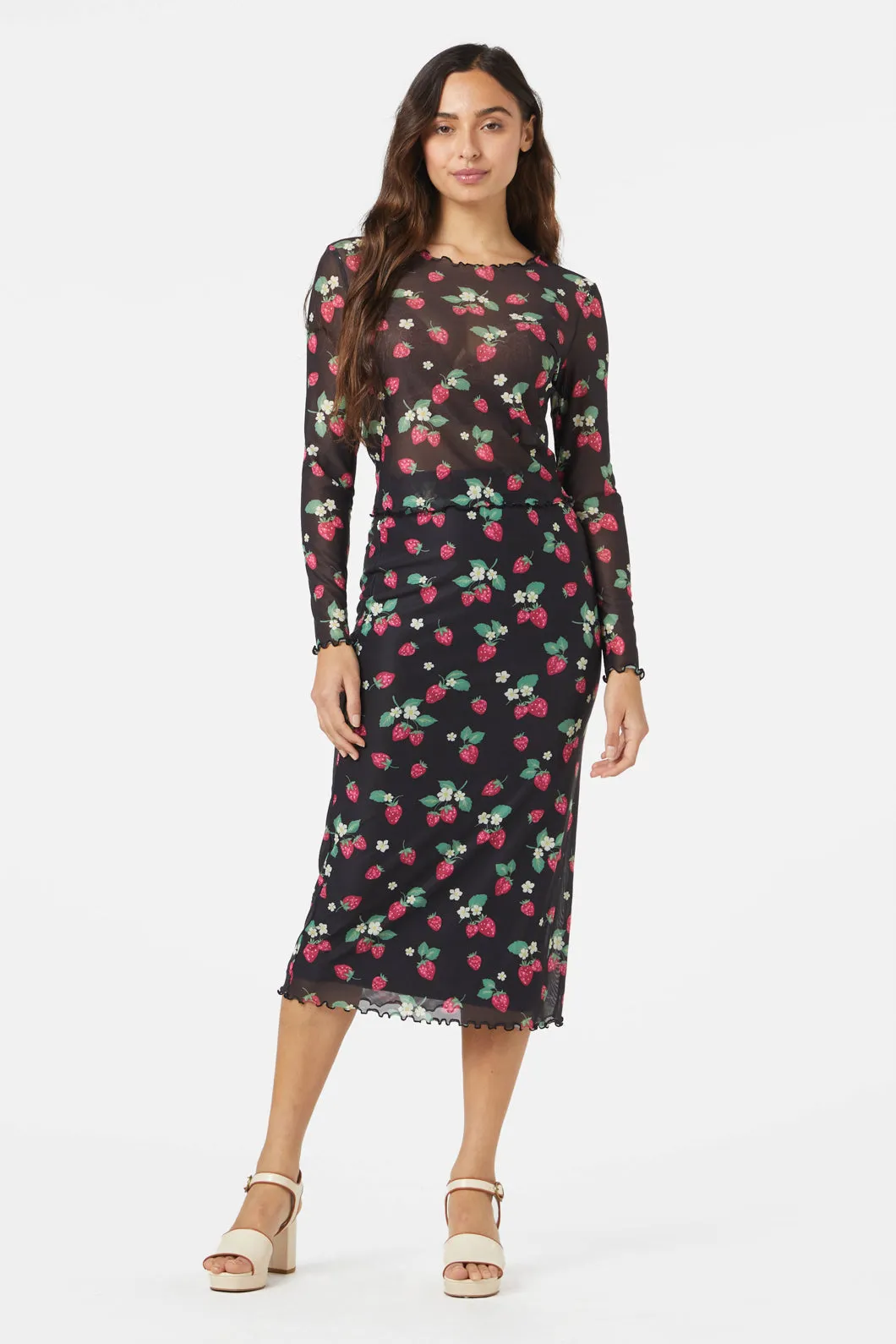 Strawberry Mesh Top sold by Princess Highway product image thumbnail 2