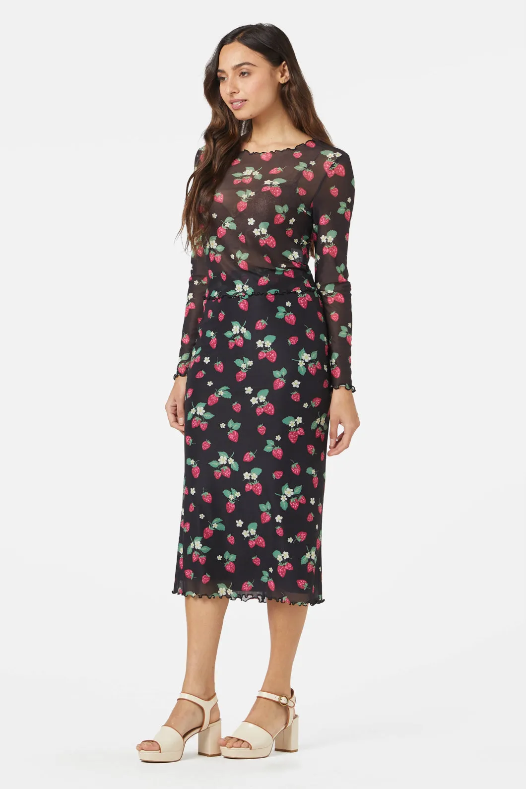 Strawberry Mesh Top sold by Princess Highway product image thumbnail 3