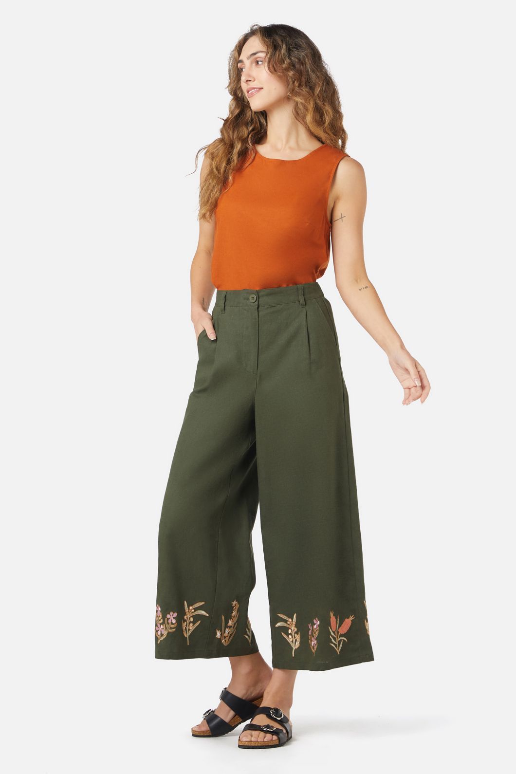 Enid Floral Embroidered Pant sold by Princess Highway product image thumbnail 3