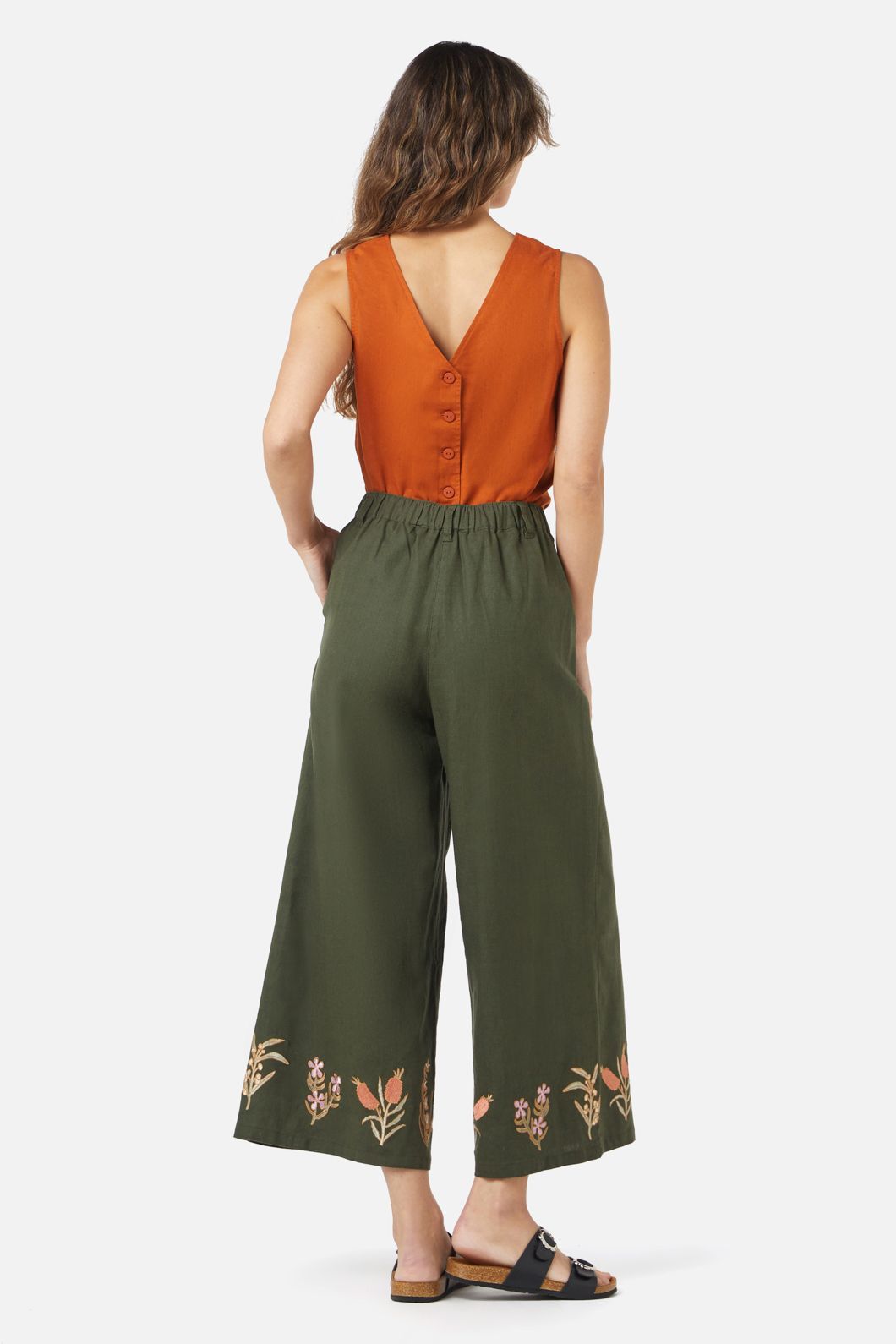 Enid Floral Embroidered Pant sold by Princess Highway product image thumbnail 4