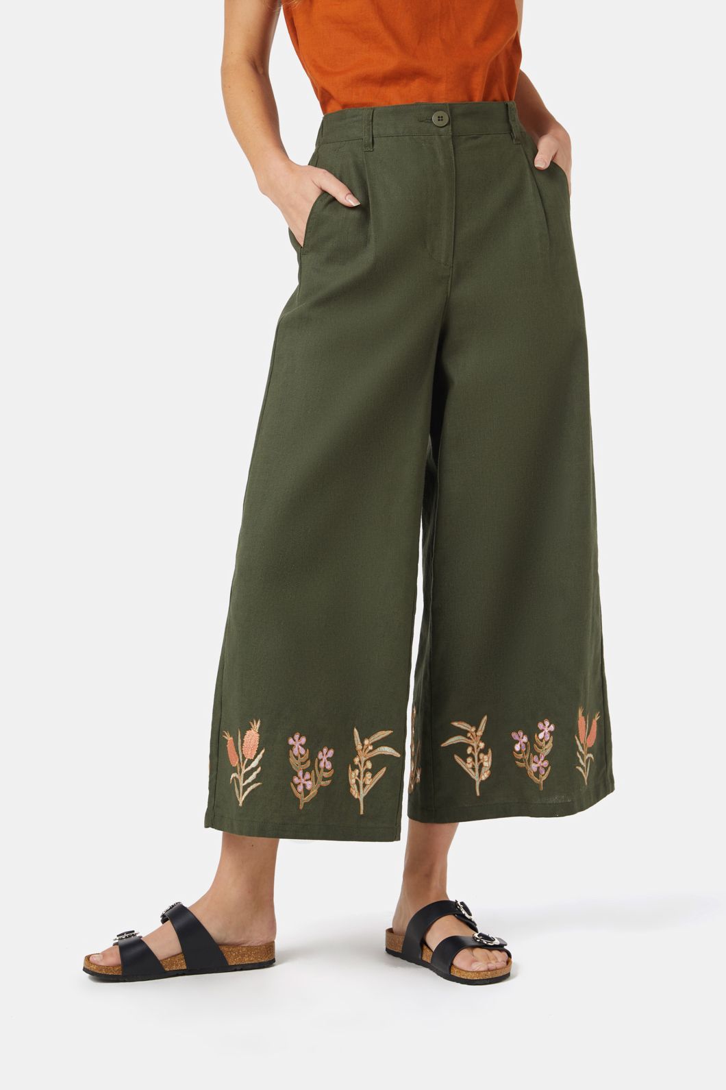 Enid Floral Embroidered Pant sold by Princess Highway product image thumbnail 2