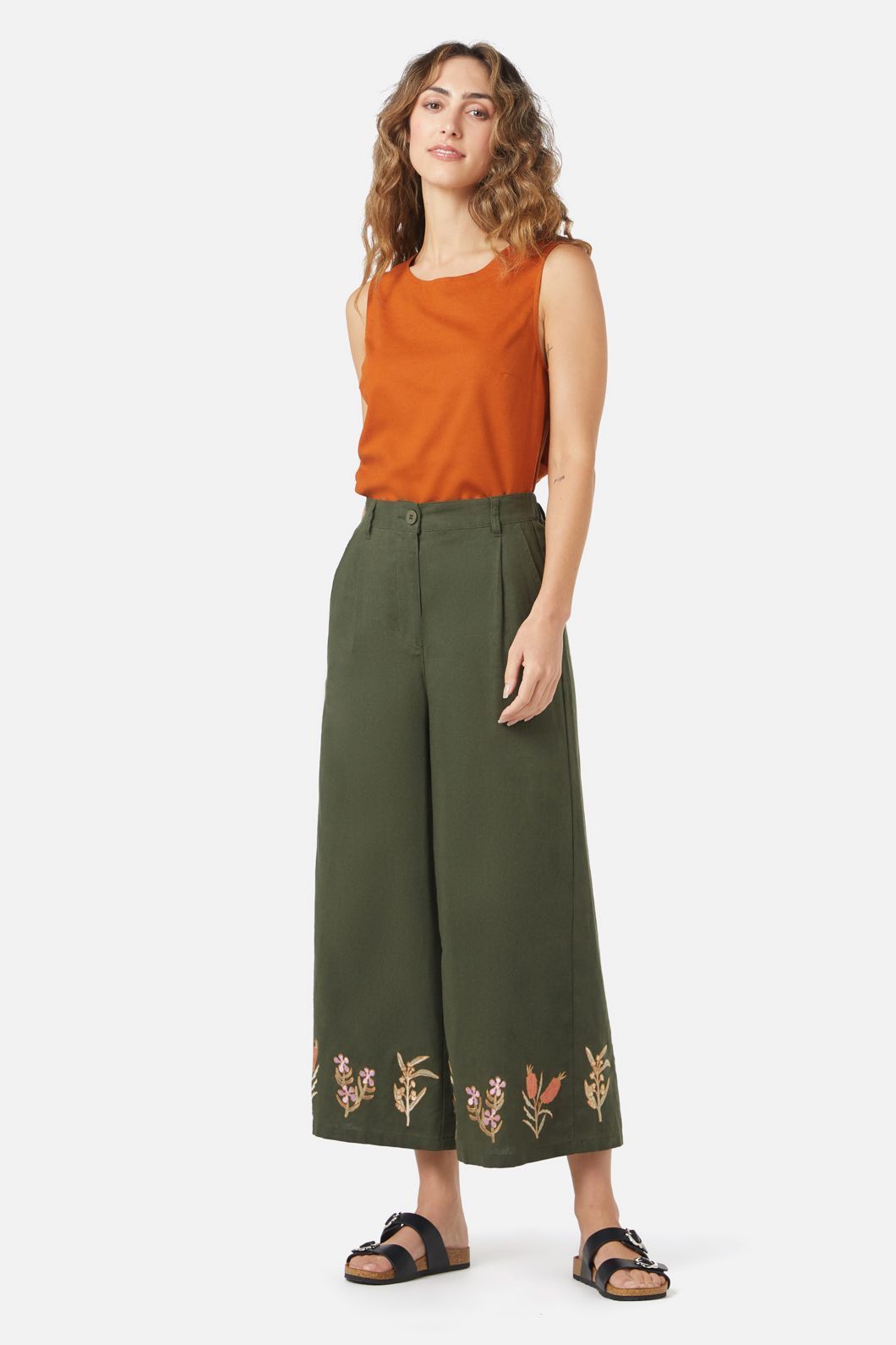 Enid Floral Embroidered Pant sold by Princess Highway