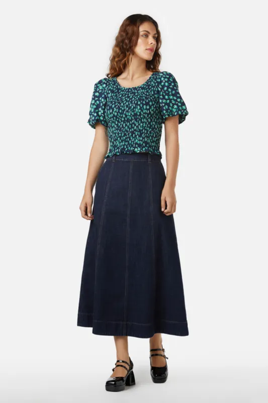 Ophelia Midi Skirt sold by Princess Highway