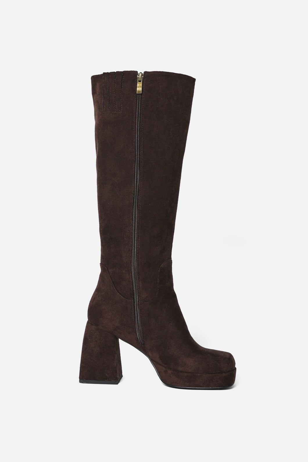Suede Look Knee High Boot sold by Princess Highway product image thumbnail 2