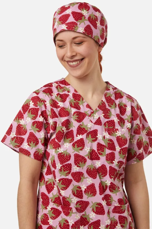 Strawberry Scrub Hat sold by Princess Highway