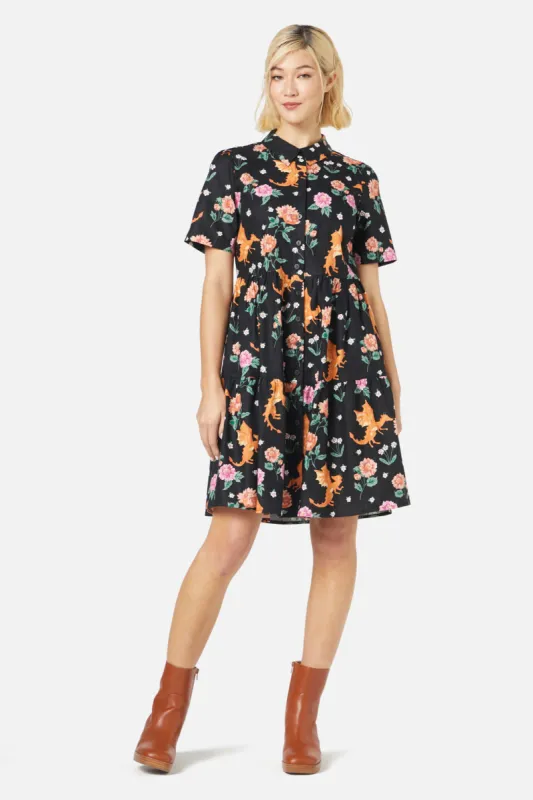 Dragon Shirt Dress sold by Princess Highway