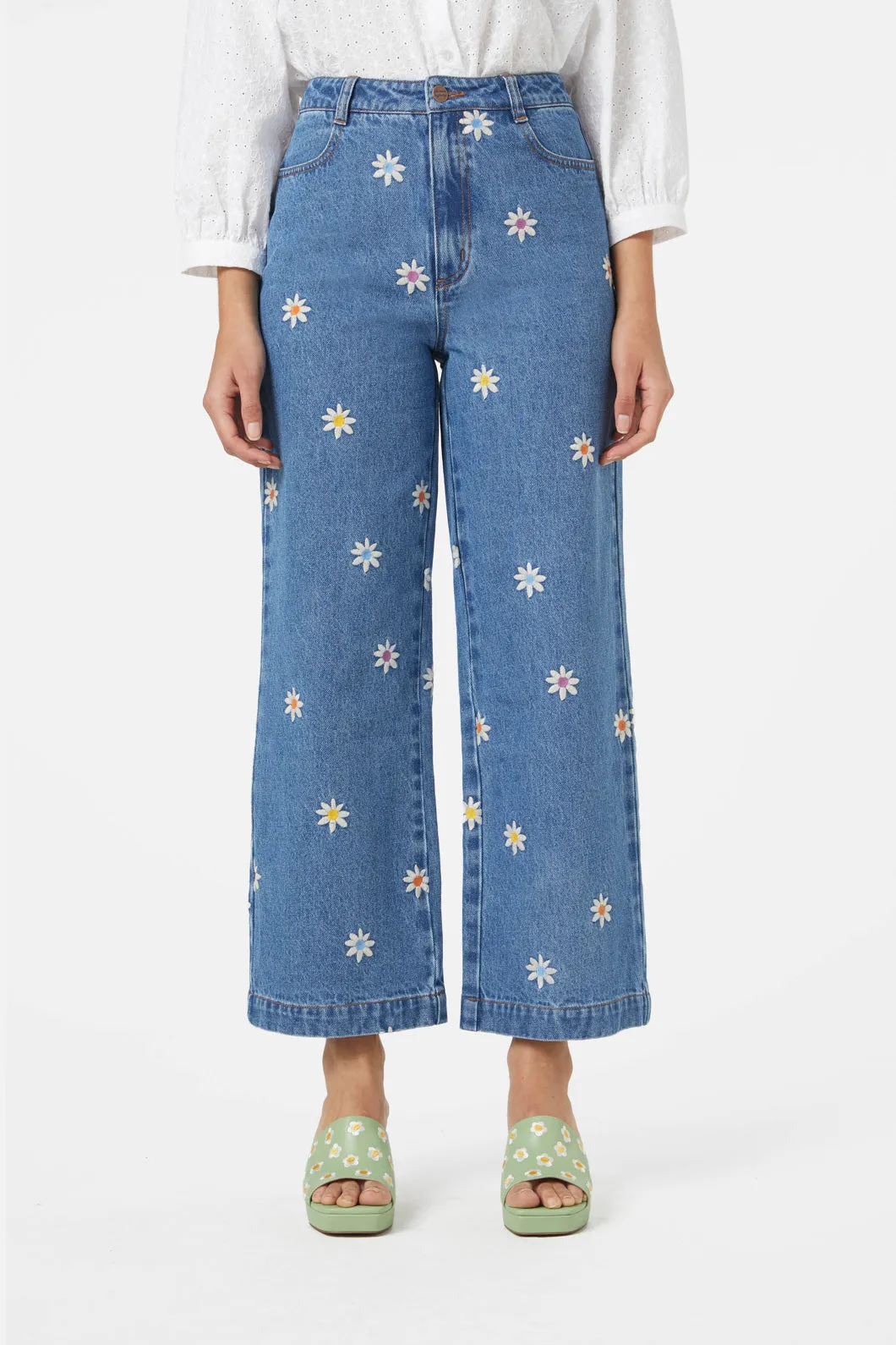 Margo Daisy Embroidered Jean sold by Princess Highway product image thumbnail 2