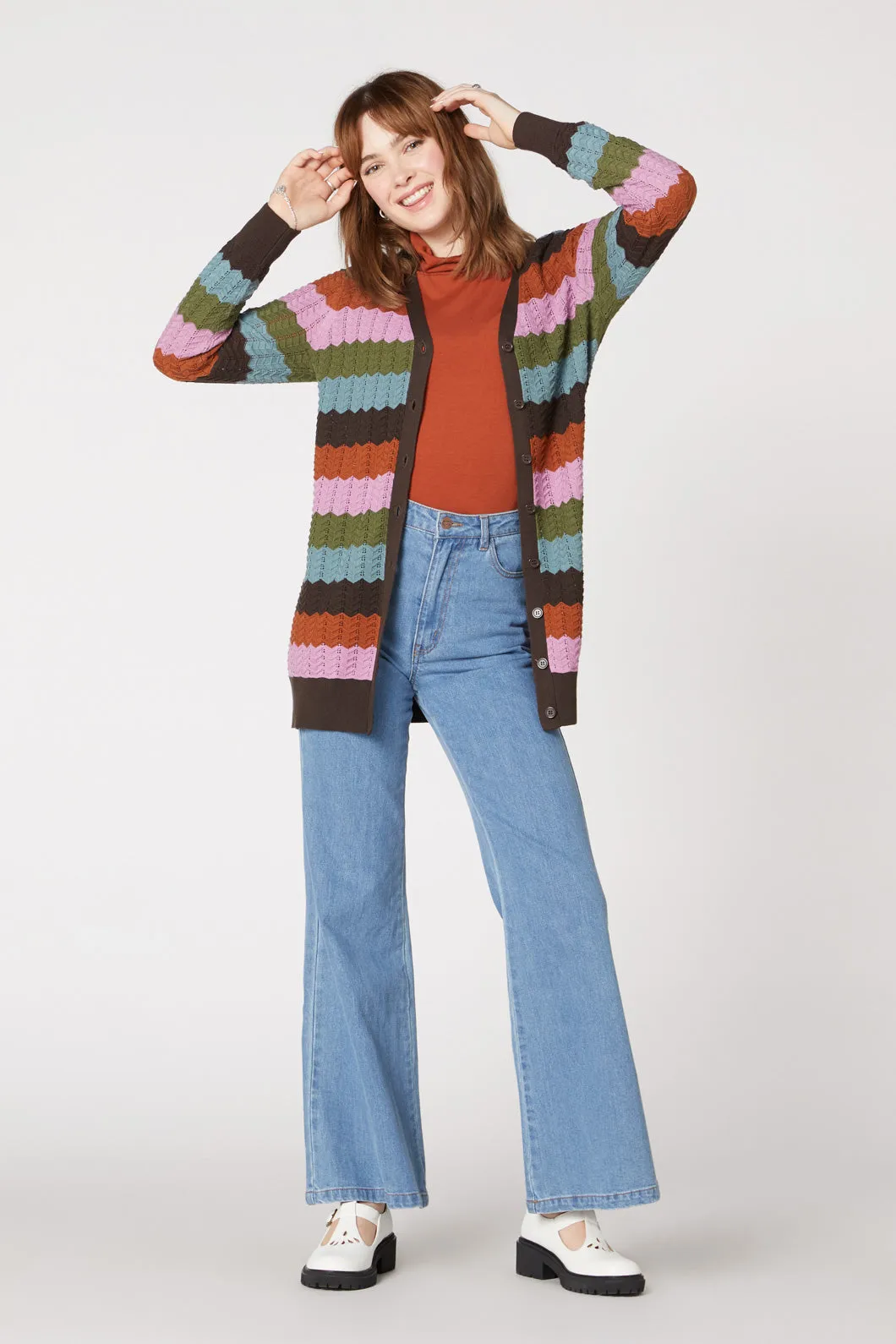Chloe Stripe Cardi sold by Princess Highway product image thumbnail 2