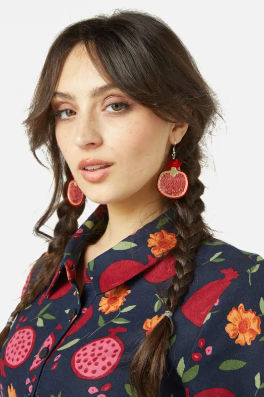 Pomegranate Earrings sold by Princess Highway
