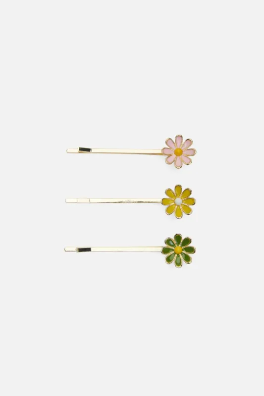 Daisy Hair Clip Set sold by Princess Highway