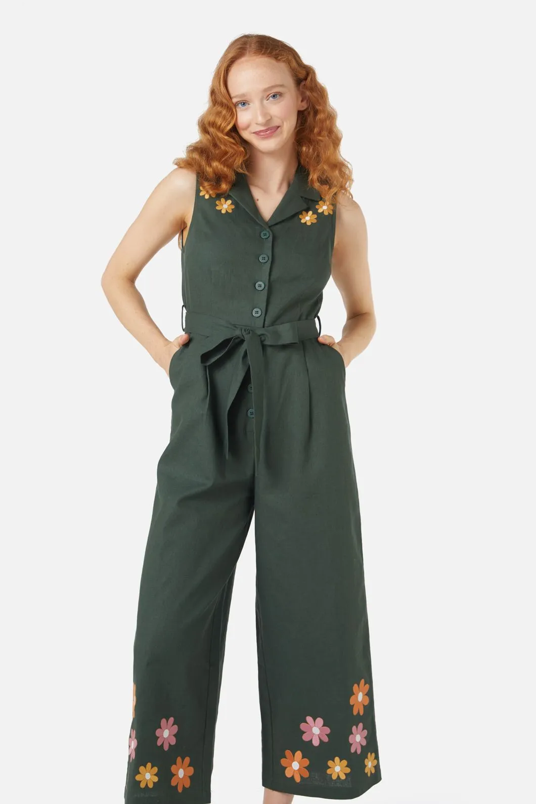 Sunny Retro Embroidered Jumpsuit sold by Princess Highway product image thumbnail 2