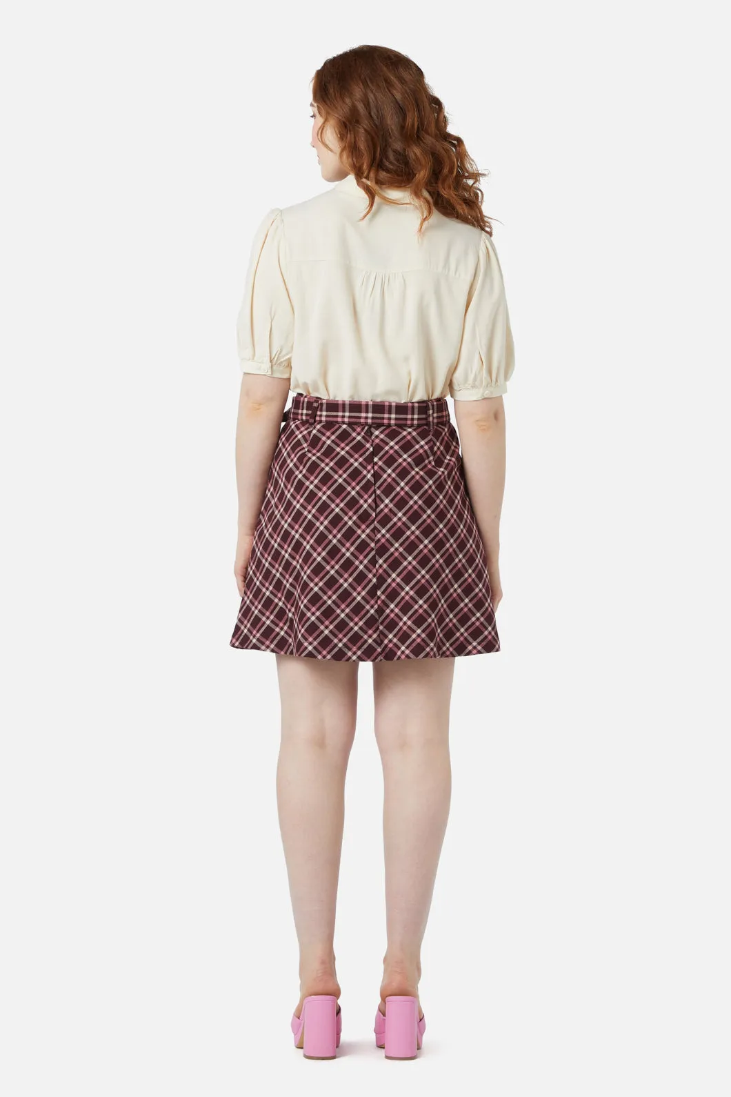 Gina Check A Line Skirt sold by Princess Highway product image thumbnail 3