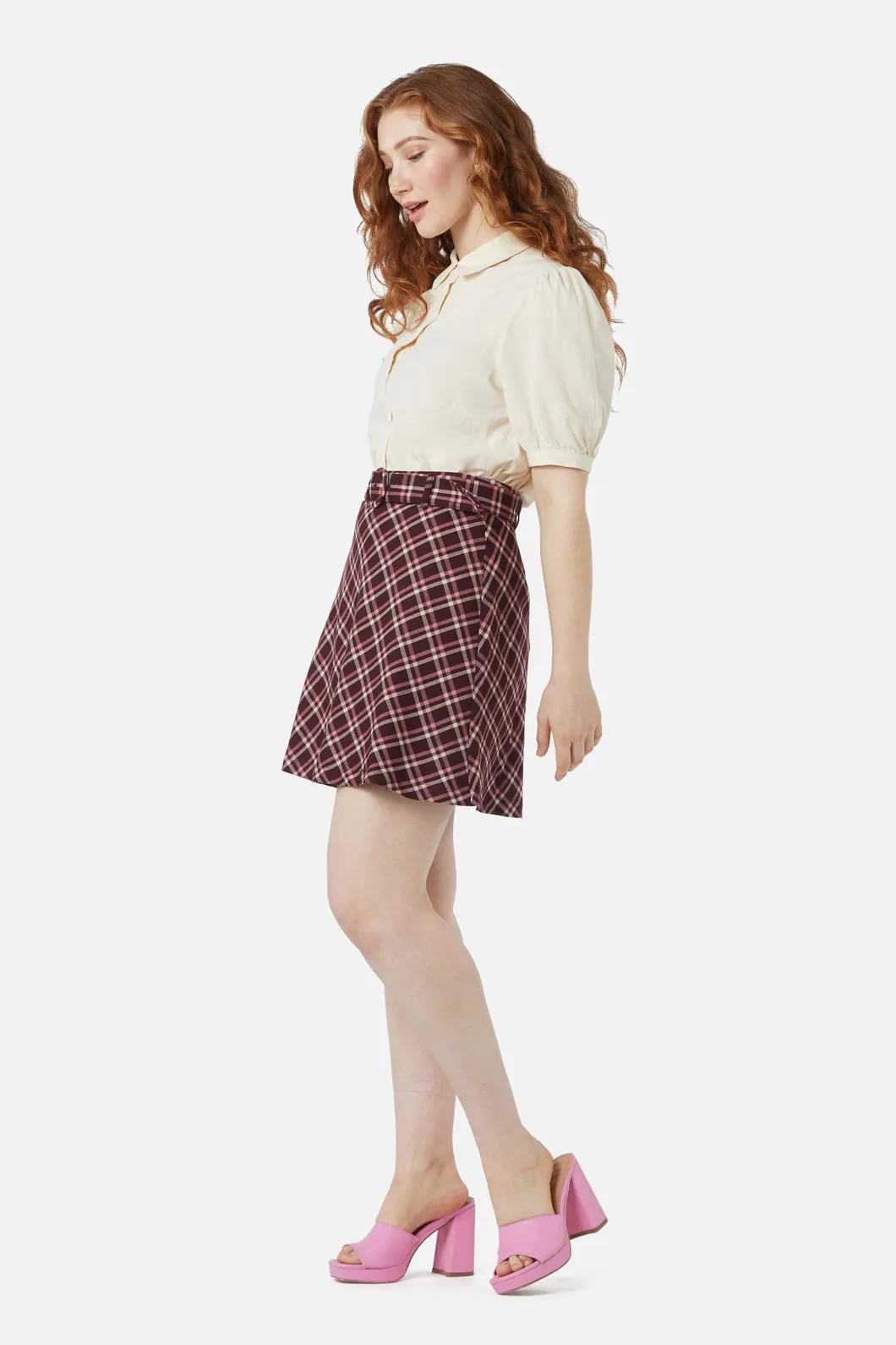 Gina Check A Line Skirt sold by Princess Highway product image thumbnail 2