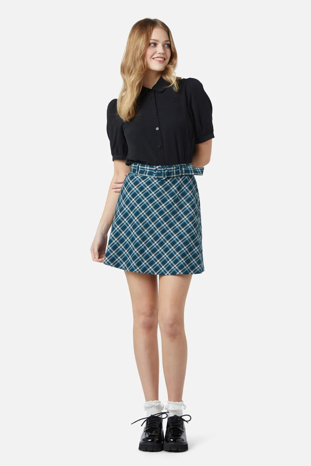 Gina Check A Line Skirt sold by Princess Highway product image thumbnail 5