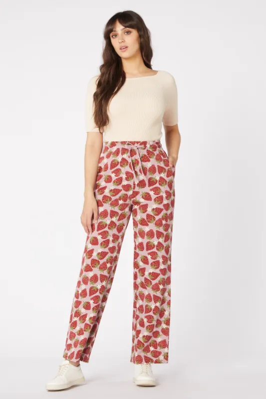 Strawberry & Daisy Track Pant sold by Princess Highway