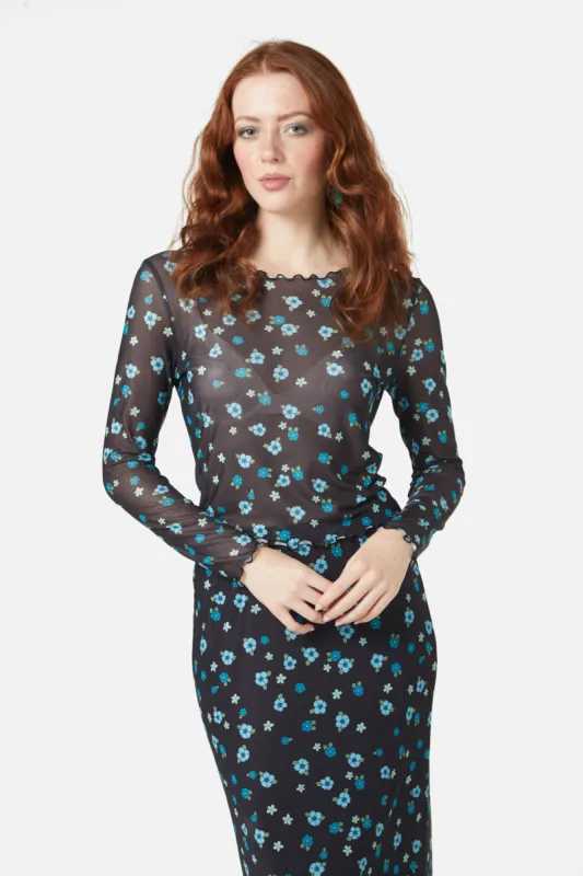 Petal Mesh Top sold by Princess Highway