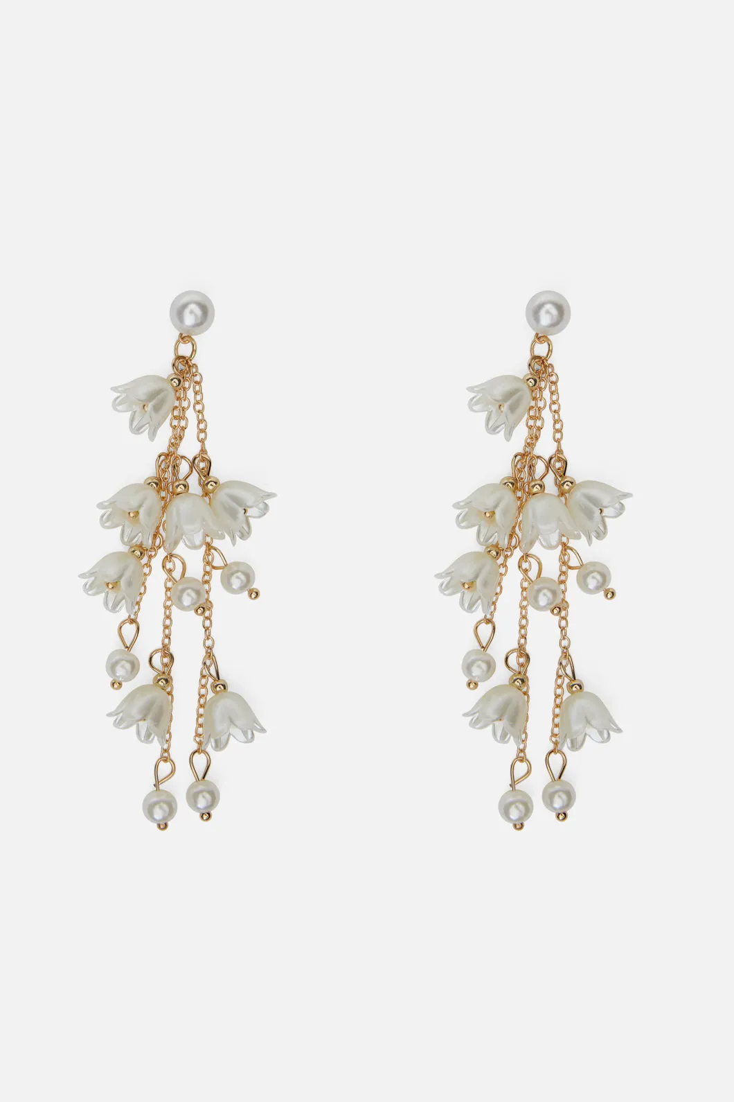 Floral Pearl Drop Earrings sold by Princess Highway product image thumbnail 2