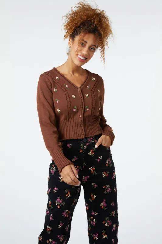 Charlotte Embroidered Cardi sold by Princess Highway
