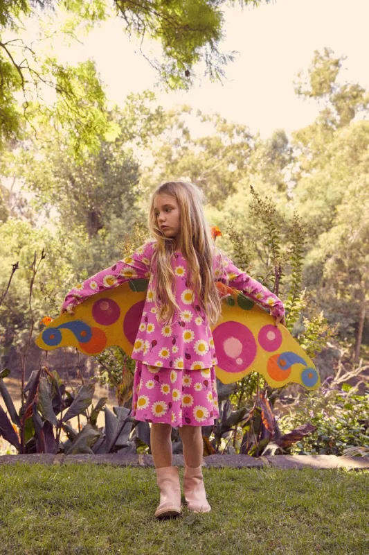 Daisy Ladybird Kids Jersey Dress sold by Princess Highway