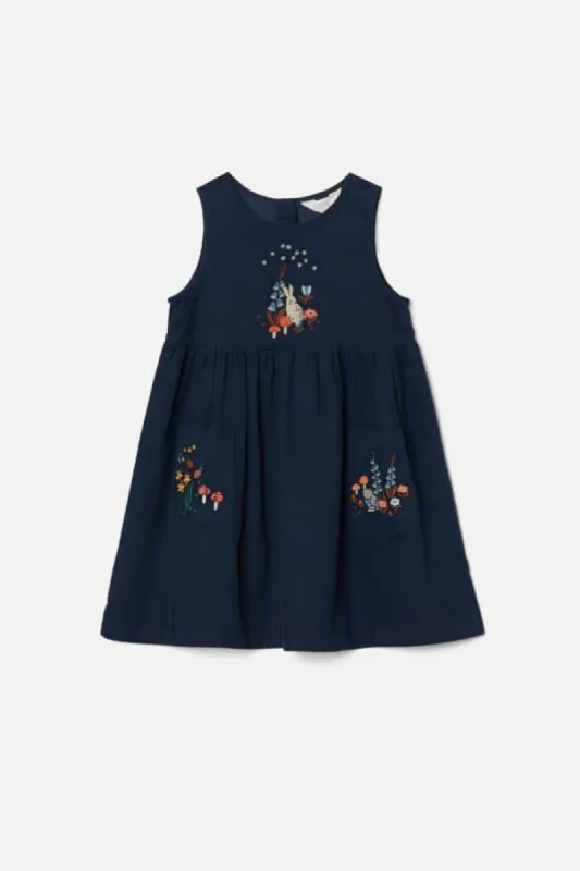 Whimsical Night Kids Emb Pinafore sold by Princess Highway