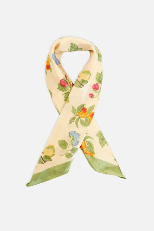 Frenchy Fruits Satin Scarf sold by Princess Highway
