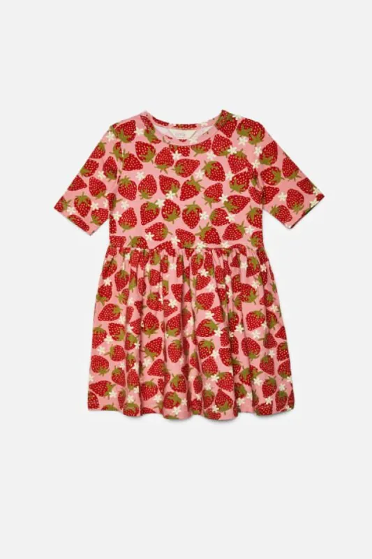 Strawberry Kids Jersey Dress sold by Princess Highway