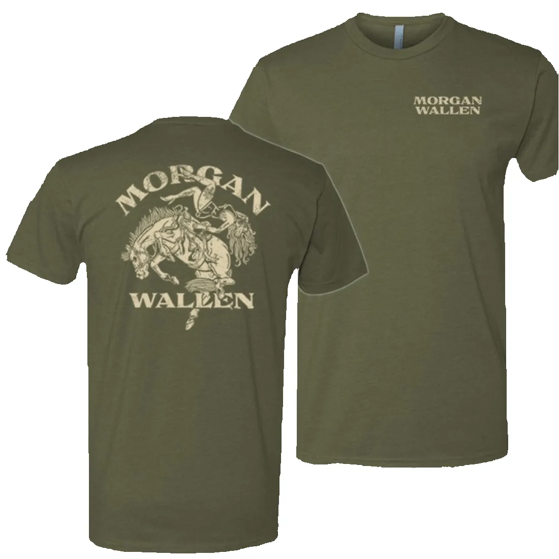 Bucking Girl Tee sold by Morgan Wallen