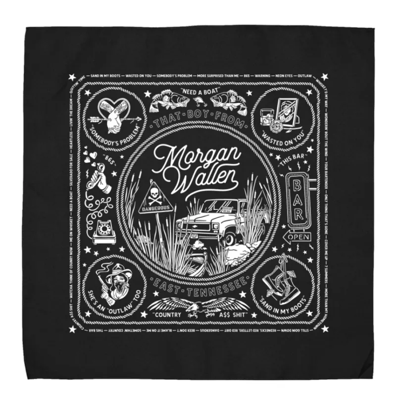 Truck Bandana sold by Morgan Wallen