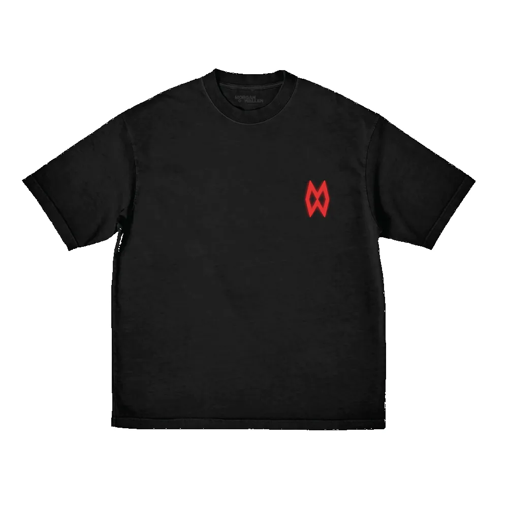 Live Photo Black T-Shirt sold by Morgan Wallen