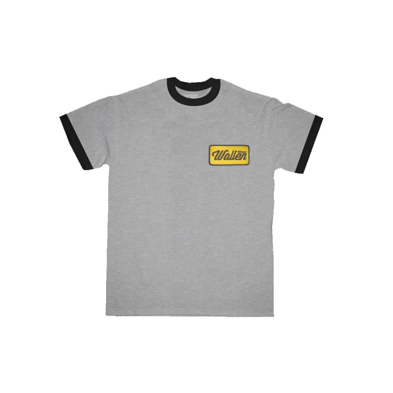 Yellow Patch Ringer T-Shirt sold by Morgan Wallen