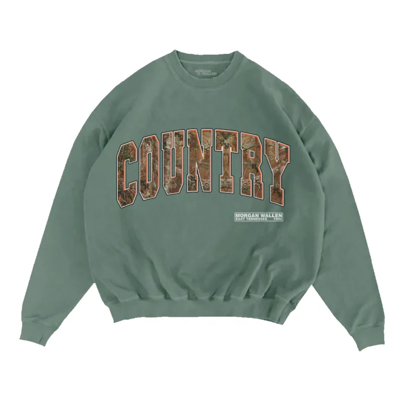 COUNTRY Crewneck sold by Morgan Wallen