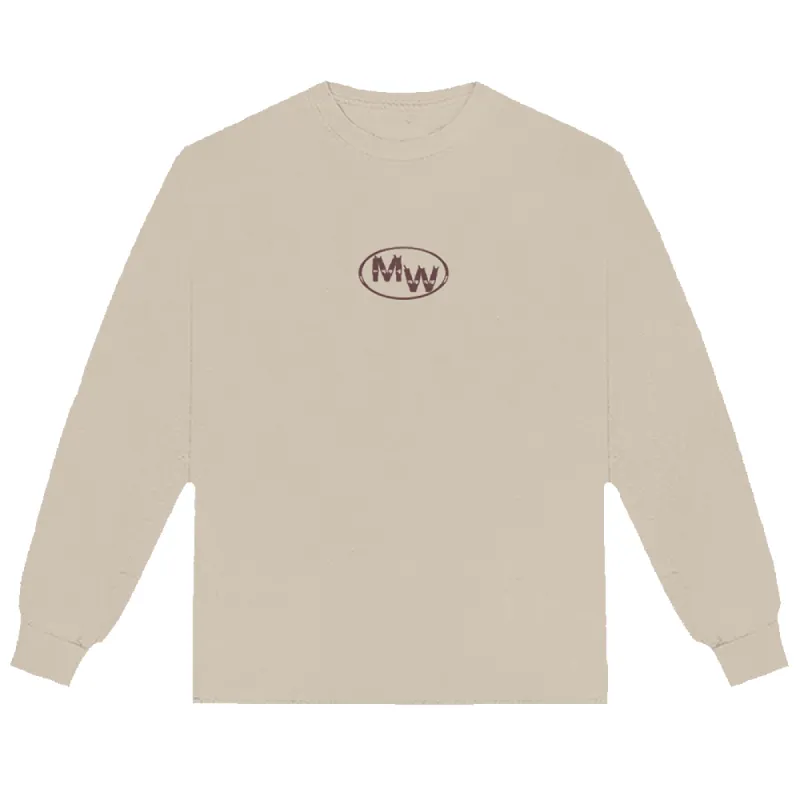 Sand In My Boots Ivory Long Sleeve T-Shirt sold by Morgan Wallen