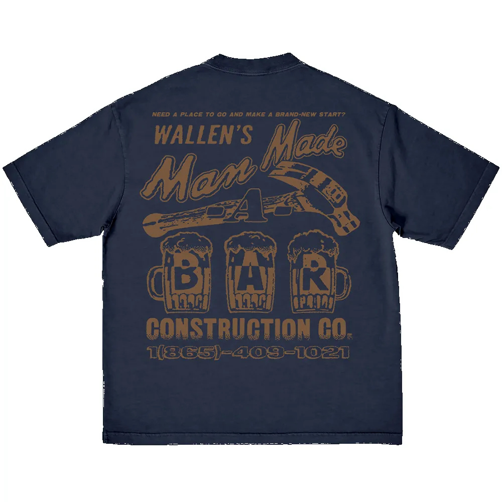 Man Made A Bar T-Shirt sold by Morgan Wallen product image thumbnail 2