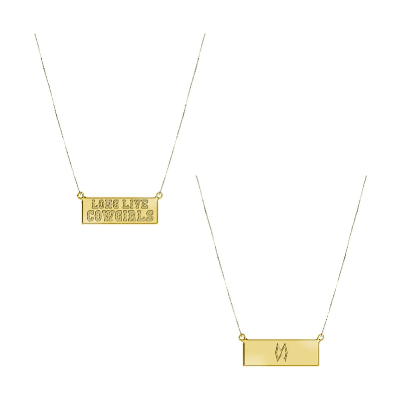 Long Live Cowgirls Gold Necklace sold by Morgan Wallen