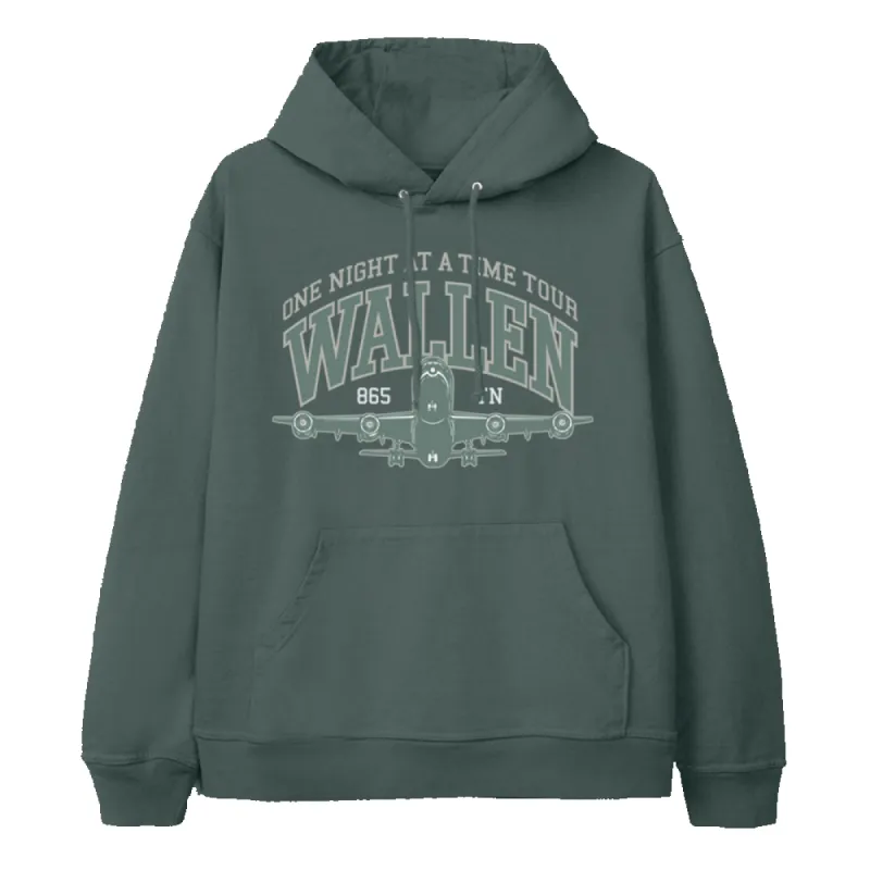 One Night At A Time Green Tour Hoodie sold by Morgan Wallen
