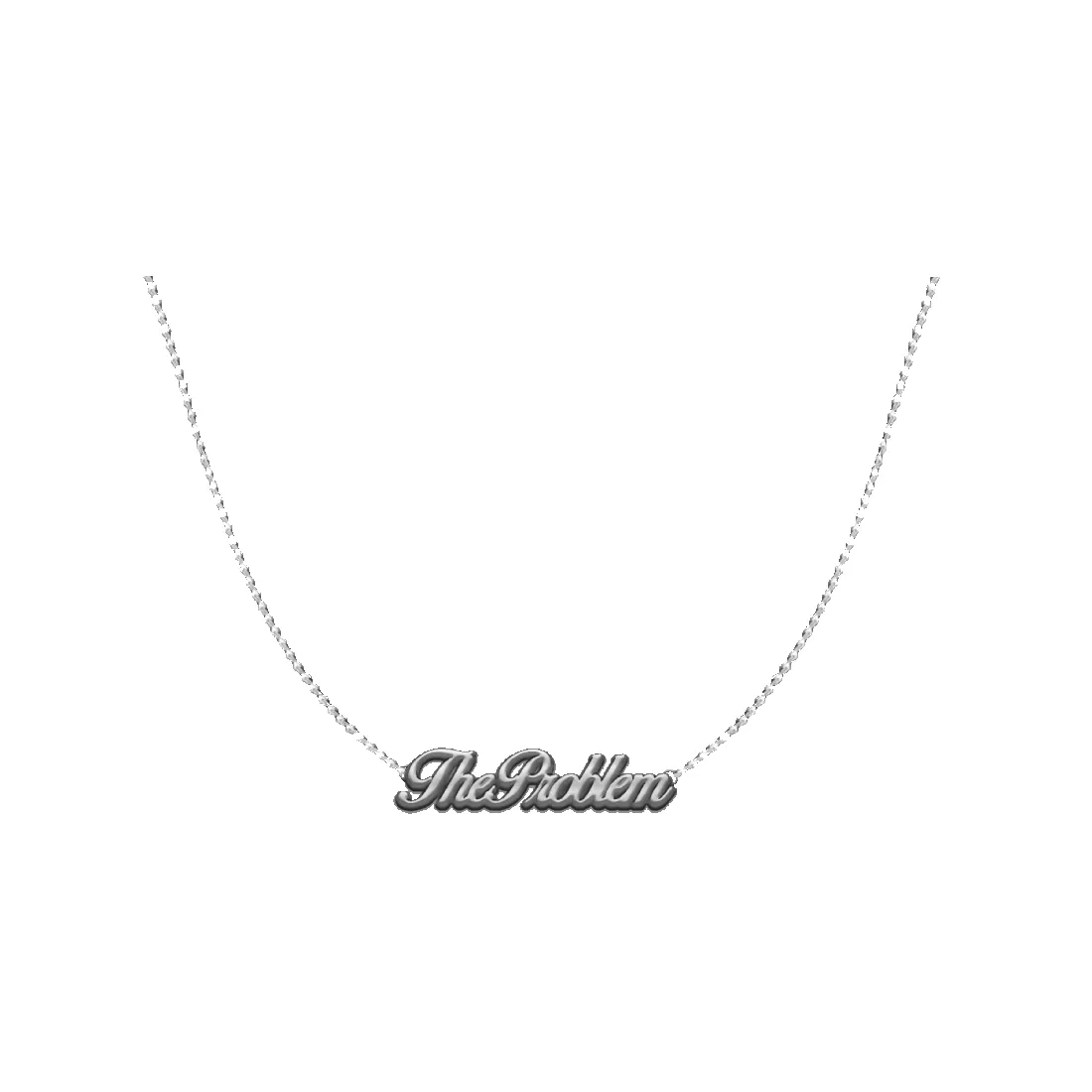The Problem Necklace sold by Morgan Wallen