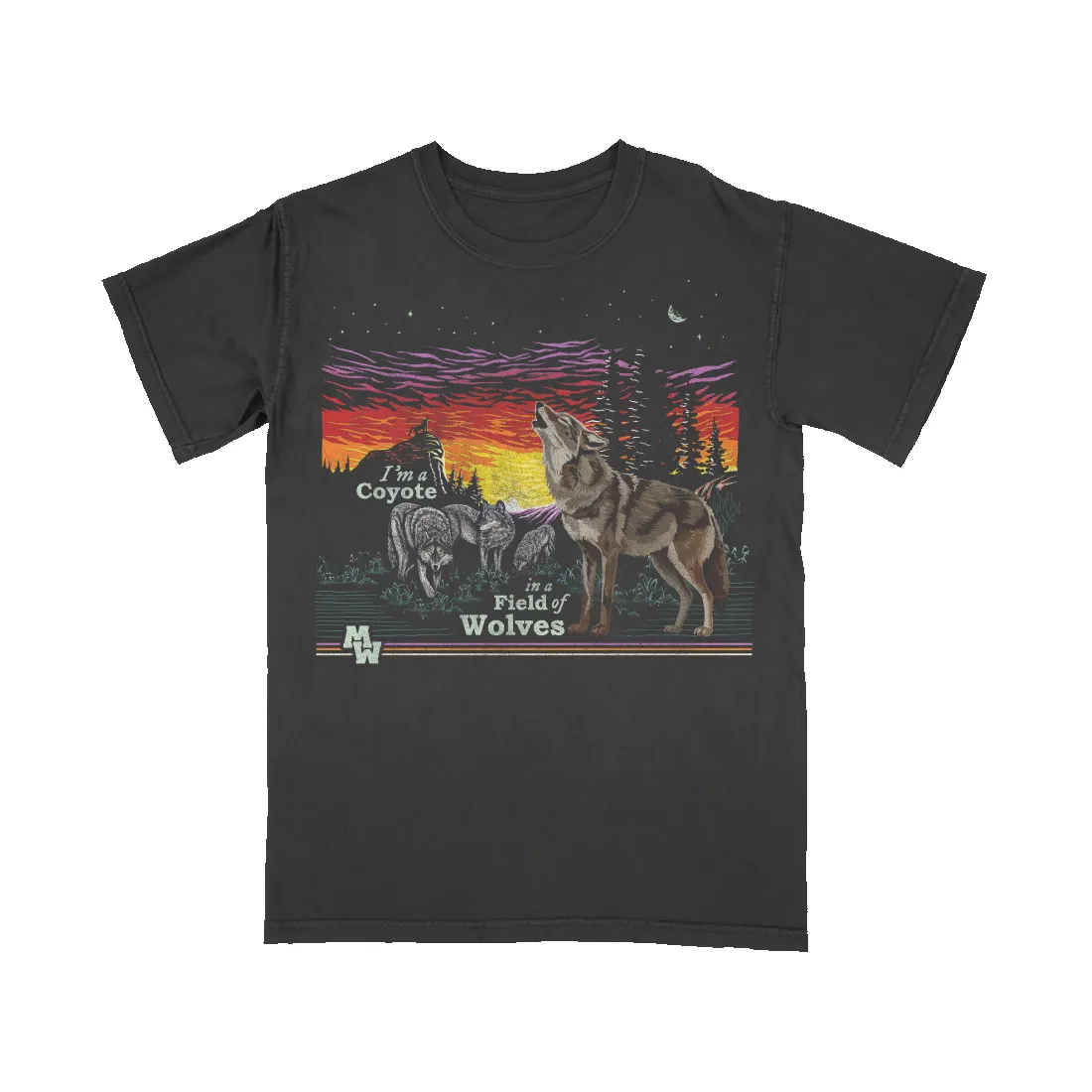 Coyote In A Field of Wolves T-Shirt sold by Morgan Wallen
