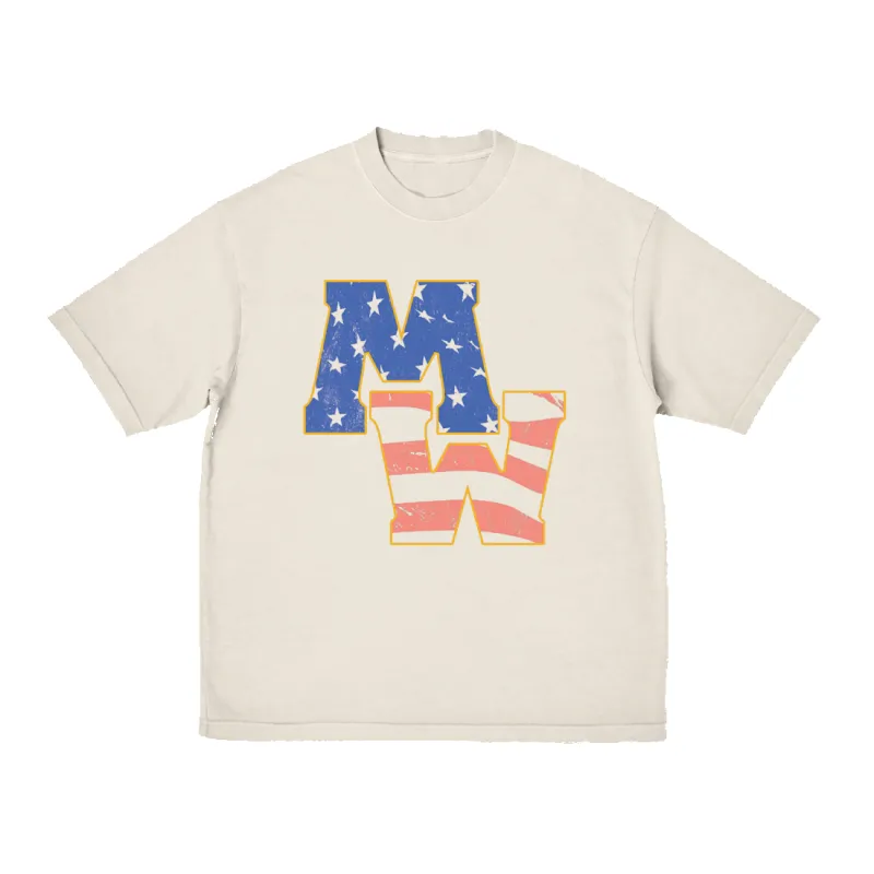 MW STARS AND STRIPES T-SHIRT sold by Morgan Wallen