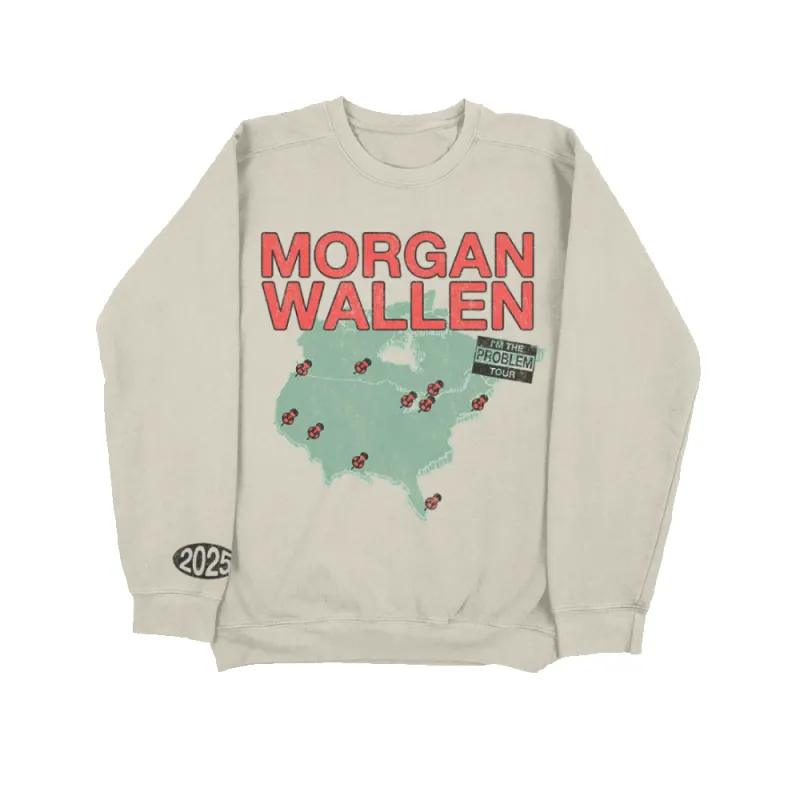 I’m The Problem Tour Crewneck sold by Morgan Wallen